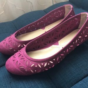 Adrienne Vittadini hot pink shoes